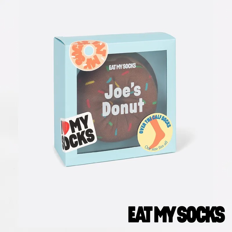 EAT MY SOCKS ｜襪子｜甜點系列｜巧克力甜甜圈◉70D036